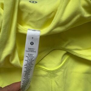 Lululemon Yellow  align bodysuit